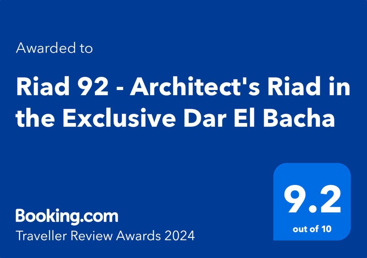 Riad 92 - Architect'S Riad In The Exclusive Dar El Bacha Marrakesh Luaran gambar